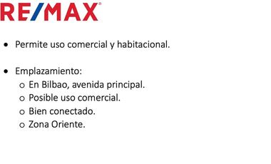 !! Bilbao Terreno Comercial !!