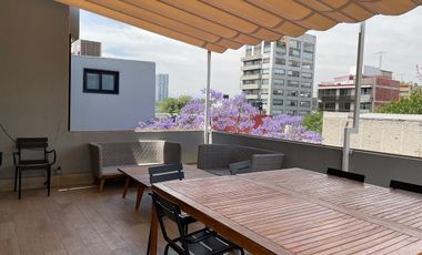 Renta de Departamento Remodelado y Amueblado, Condesa, Cuauhtémoc