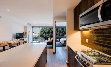Departamento Moderno en Roma Norte en Renta