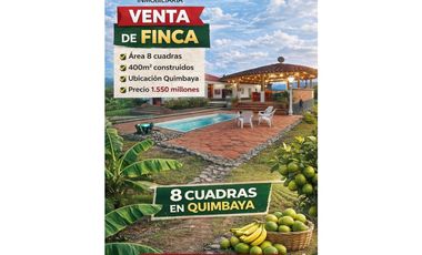 FINCA PRODUCTIVA SEMBRADA EN LIMÓN Y PLTANO EN QUIMBAYA