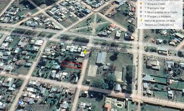 Terreno En La Criolla De 850 M2