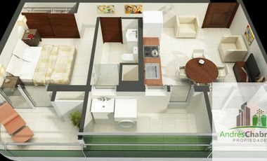 Departamento de un dormitorio a estrenar en venta