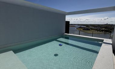 SEMIPISO  DUPLEX ,3 AMBIENTES , ALQUILER NORDELTA , OCEANA , CON PILETA PROPIA Y PARRILLA