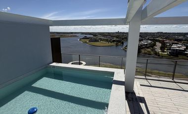 SEMIPISO  DUPLEX ,3 AMBIENTES , ALQUILER NORDELTA , OCEANA , CON PILETA PROPIA Y PARRILLA