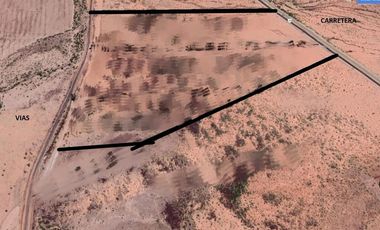 TERRENO EN VENTA DE 77 HECTAREAS SALIDA DELICIAS