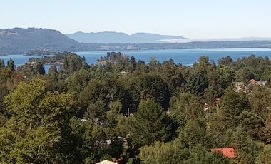 TERRENO EN ALTURA CON VISTA AL LAGO CALAFQUEN, LICAN RAY