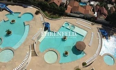 Jardin Del Mar, Reñaca, Viña del Mar. Departamento amoblado con vista al mar