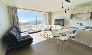 Jardin Del Mar, Reñaca, Viña del Mar. Departamento amoblado con vista al mar