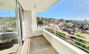 Jardin Del Mar, Reñaca, Viña del Mar. Departamento amoblado con vista al mar