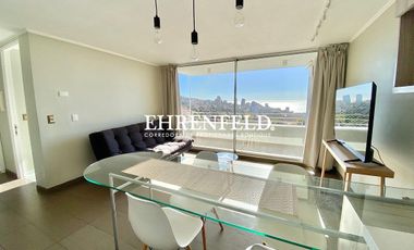 Jardin Del Mar, Reñaca, Viña del Mar. Departamento amoblado con vista al mar