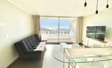 Jardin Del Mar, Reñaca, Viña del Mar. Departamento amoblado con vista al mar