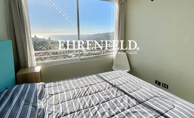 Jardin Del Mar, Reñaca, Viña del Mar. Departamento amoblado con vista al mar