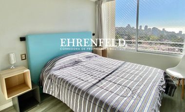 Jardin Del Mar, Reñaca, Viña del Mar. Departamento amoblado con vista al mar