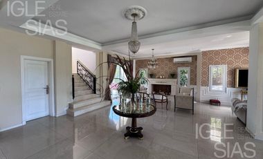 Casa en venta y alquiler, vista al lago en Los Castores, Nordelta