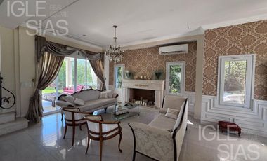 Casa en venta y alquiler, vista al lago en Los Castores, Nordelta