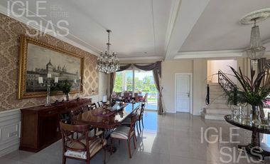 Casa en venta y alquiler, vista al lago en Los Castores, Nordelta