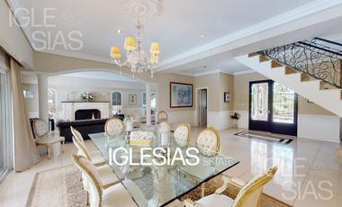 Casa en venta y alquiler, vista al lago en Los Castores, Nordelta