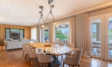 Casa en venta y alquiler, vista al lago en Los Castores, Nordelta