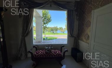 Casa en venta y alquiler, vista al lago en Los Castores, Nordelta