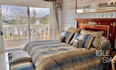 Casa en venta y alquiler, vista al lago en Los Castores, Nordelta