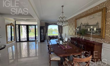 Casa en venta y alquiler, vista al lago en Los Castores, Nordelta