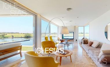 Casa en venta y alquiler, vista al lago en Los Castores, Nordelta