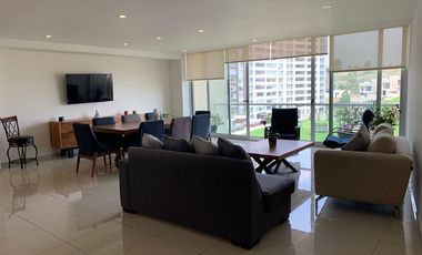 RENTA DEPARTAMENTO AMUEBLADO BOSQUE REAL