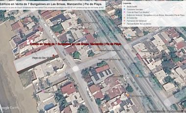 Edificio en Venta de 7 Bungalows en Las Brisas, Manzanillo | Pie de Playa.