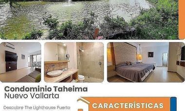 Departamento de 1 Recámara en Condominio Taheima, Nuevo Vallarta, Nayarit