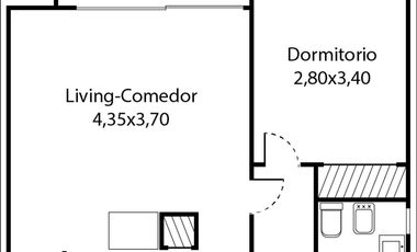 VENTA DEPTO 2 AMBIENTES CON COCHERA EN FLORIDA