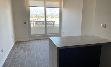 Arrienda departamento nuevo; excelente vista y ubicación.