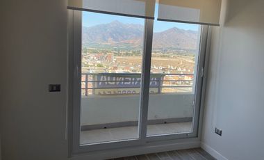 Arrienda departamento nuevo; excelente vista y ubicación.