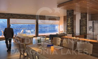 VENTA Departamento 80,47m2 Premium  vista y costa de lago UF704 Villa La Angostura