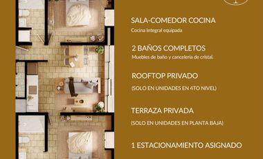 DEPARTAMENTO EN VENTA SEGUNDO PISO EN JOCOTEPEC