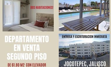 DEPARTAMENTO EN VENTA SEGUNDO PISO EN JOCOTEPEC