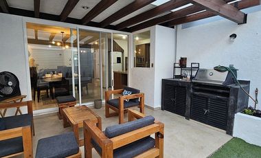 Casa AMUEBLADA en renta en privada en Juriquilla Santa Fe, Querétaro.