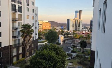 Renta departamento Juriquilla Santa Fe, alberca y gym., Qro.