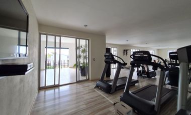 Renta departamento Juriquilla Santa Fe, alberca y gym., Qro.