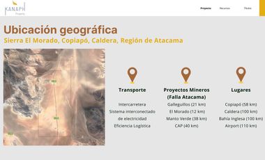 Parcela en venta en COPIAPÓ