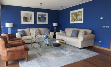 Departamento Amoblado Excluisivo En Arriendo De 4 Dorm. En Vitacura