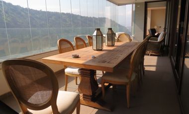 Departamento Amoblado Excluisivo En Arriendo De 4 Dorm. En Vitacura