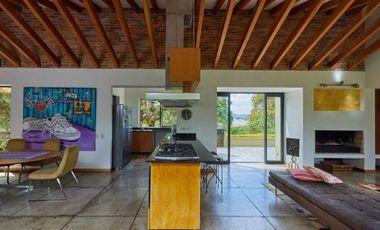 ALQUILO CASA CAMPESTRE DE ARQUITECTURA CONTEMPORÁNEA EN LA CALERA