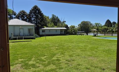 5.000 m2 sobre Rio Lujan. Zonificación E, apto múltiples usos. Venta o alquiler anual o temporal.