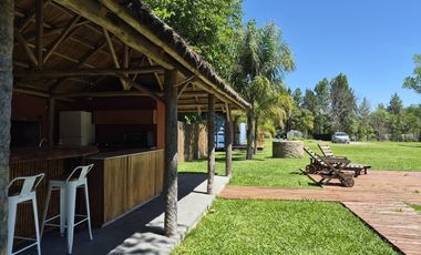 5.000 m2 sobre Rio Lujan. Zonificación E, apto múltiples usos. Venta o alquiler anual o temporal.