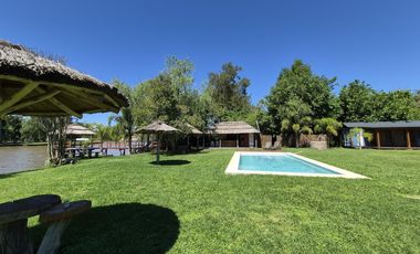 5.000 m2 sobre Rio Lujan. Zonificación E, apto múltiples usos. Venta o alquiler anual o temporal.