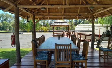 5.000 m2 sobre Rio Lujan. Zonificación E, apto múltiples usos. Venta o alquiler anual o temporal.
