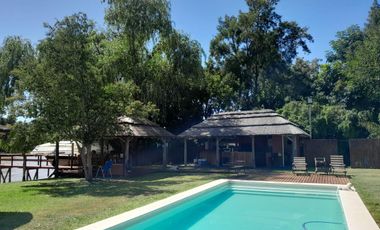 5.000 m2 sobre Rio Lujan. Zonificación E, apto múltiples usos. Venta o alquiler anual o temporal.