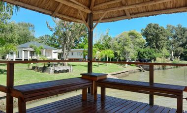 5.000 m2 sobre Rio Lujan. Zonificación E, apto múltiples usos. Venta o alquiler anual o temporal.