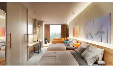 Suite hotelera en cesión de derechos en Laureles, Medellín
