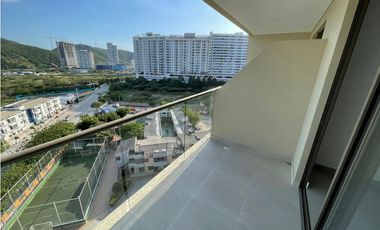 VENTA DE APARTAESTUDIO NUEVO EN PLLAYA SALGUERO - SANTA MARTA